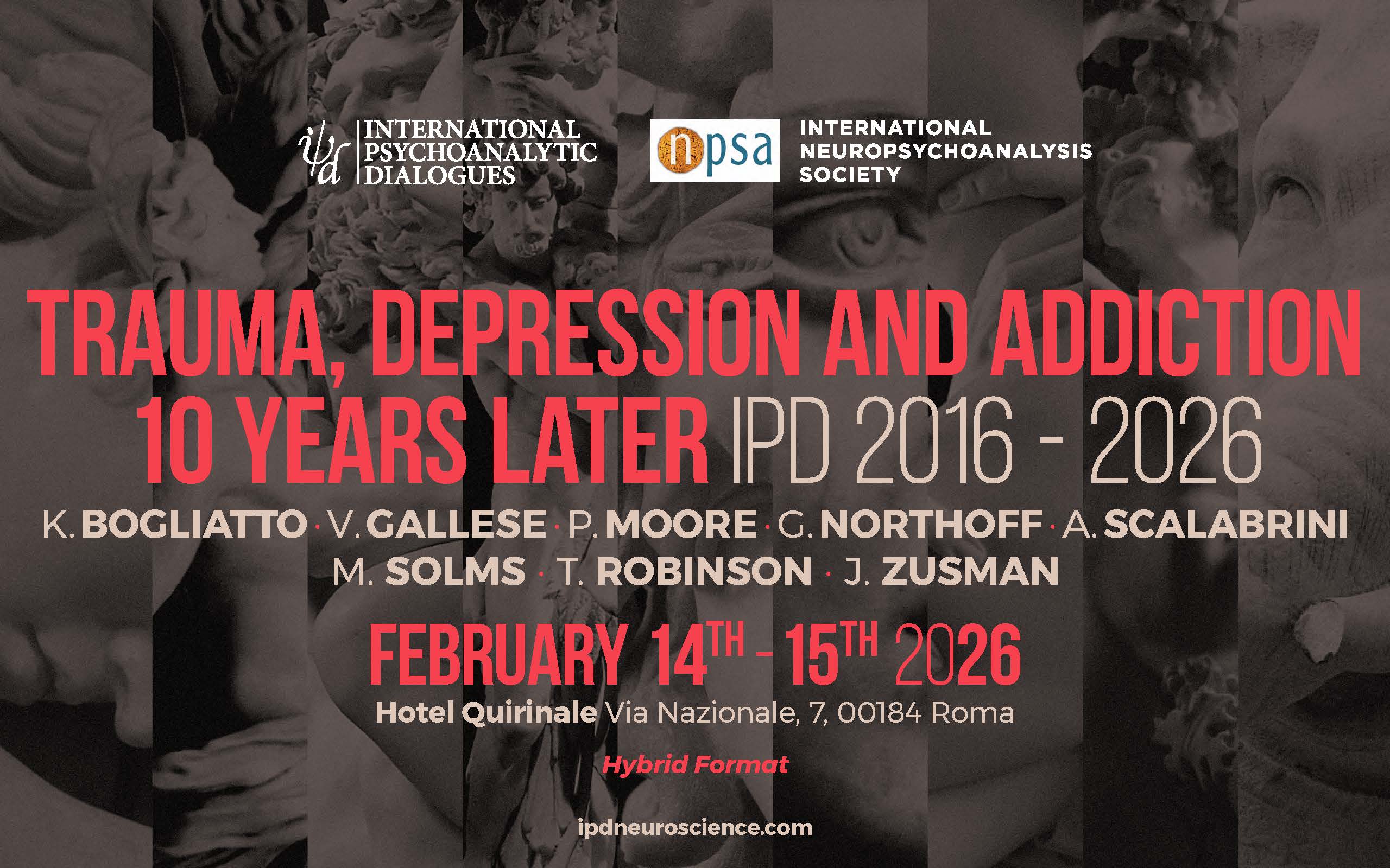 Course Image TRAUMA, DEPRESSION AND ADDICTION 10 YEARS LATER ipd 2016 - 2026
