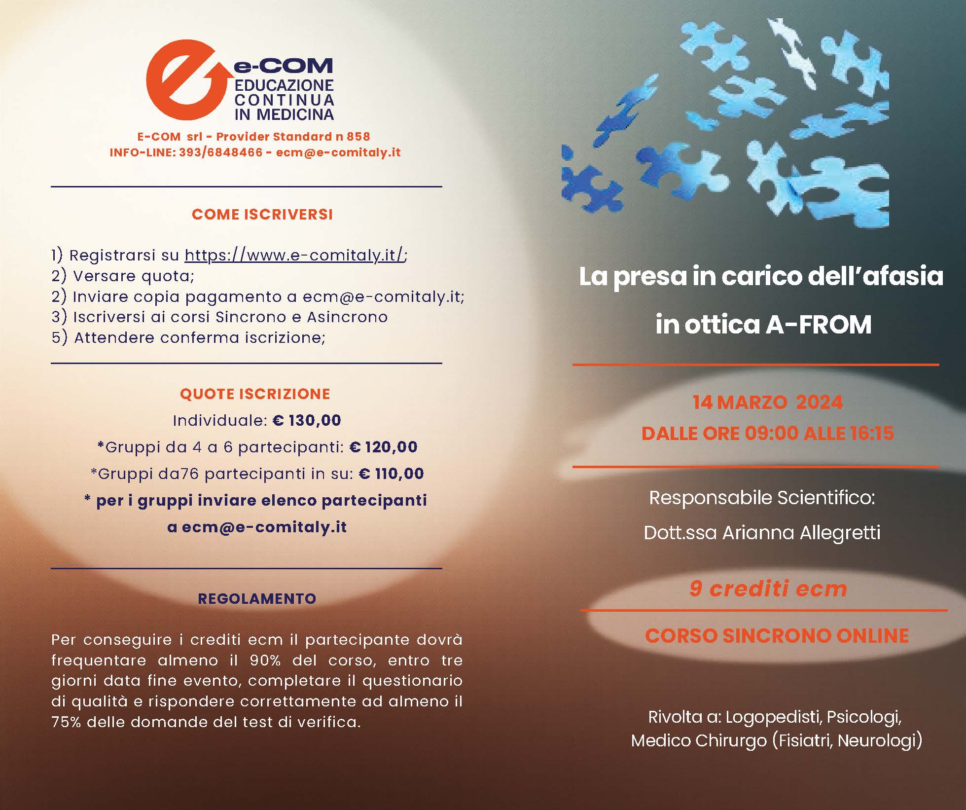 Course Image La presa in carico dell’Afasia in ottica A-FROM